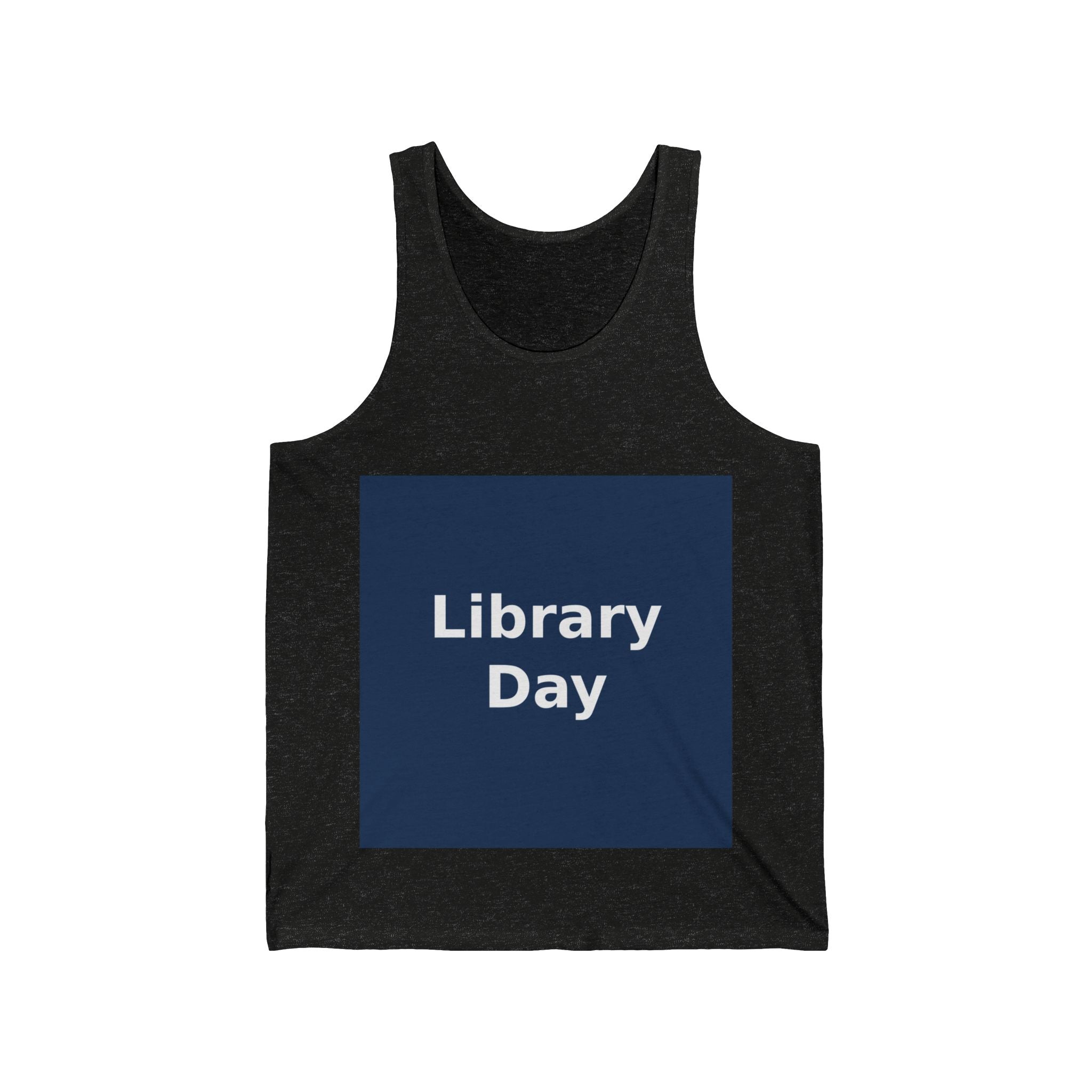 "Library Day" Black Cat Tank Top | College Girl Gift | Fashion | KayKay Classics