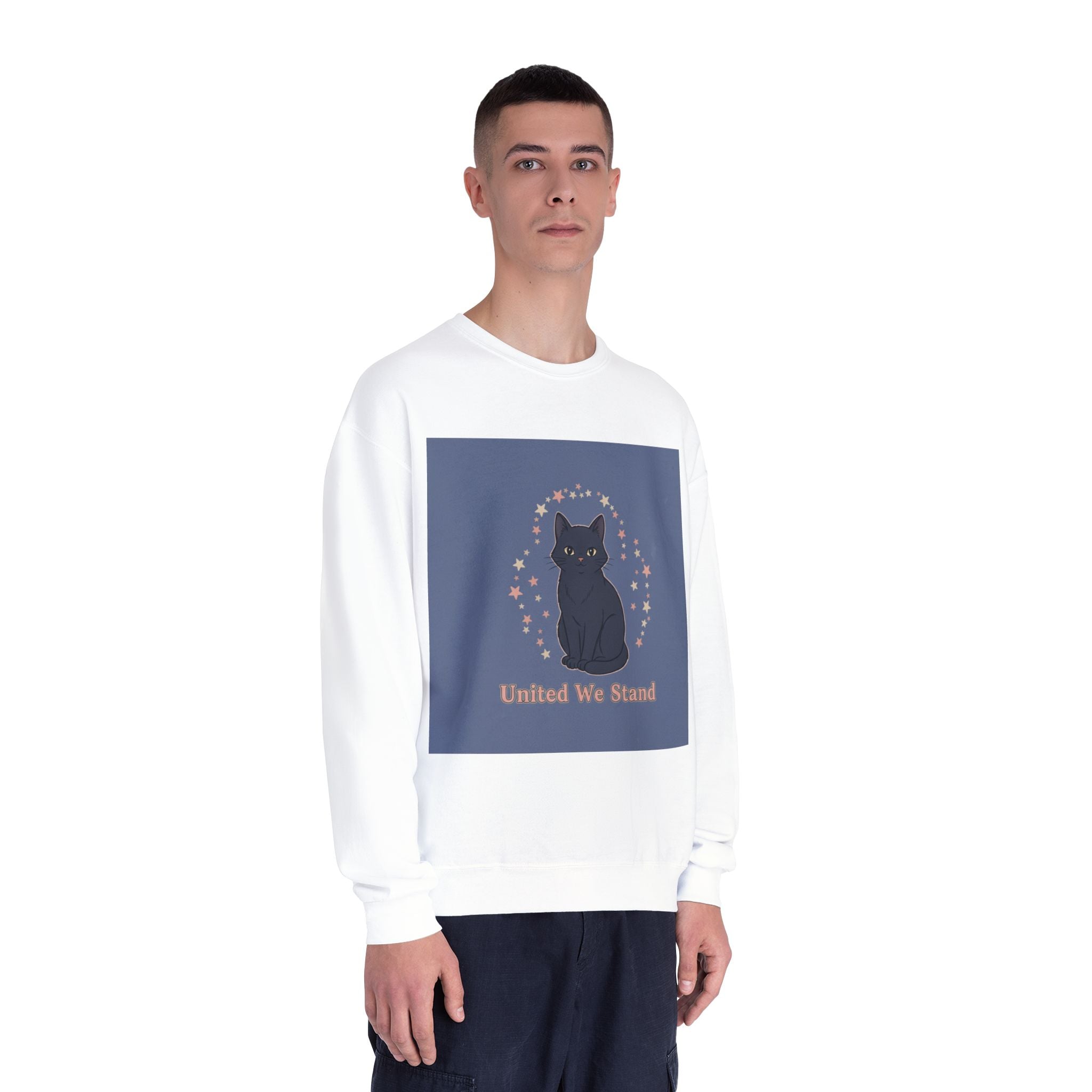 Black Cat Crewneck Sweatshirt – United We Stand