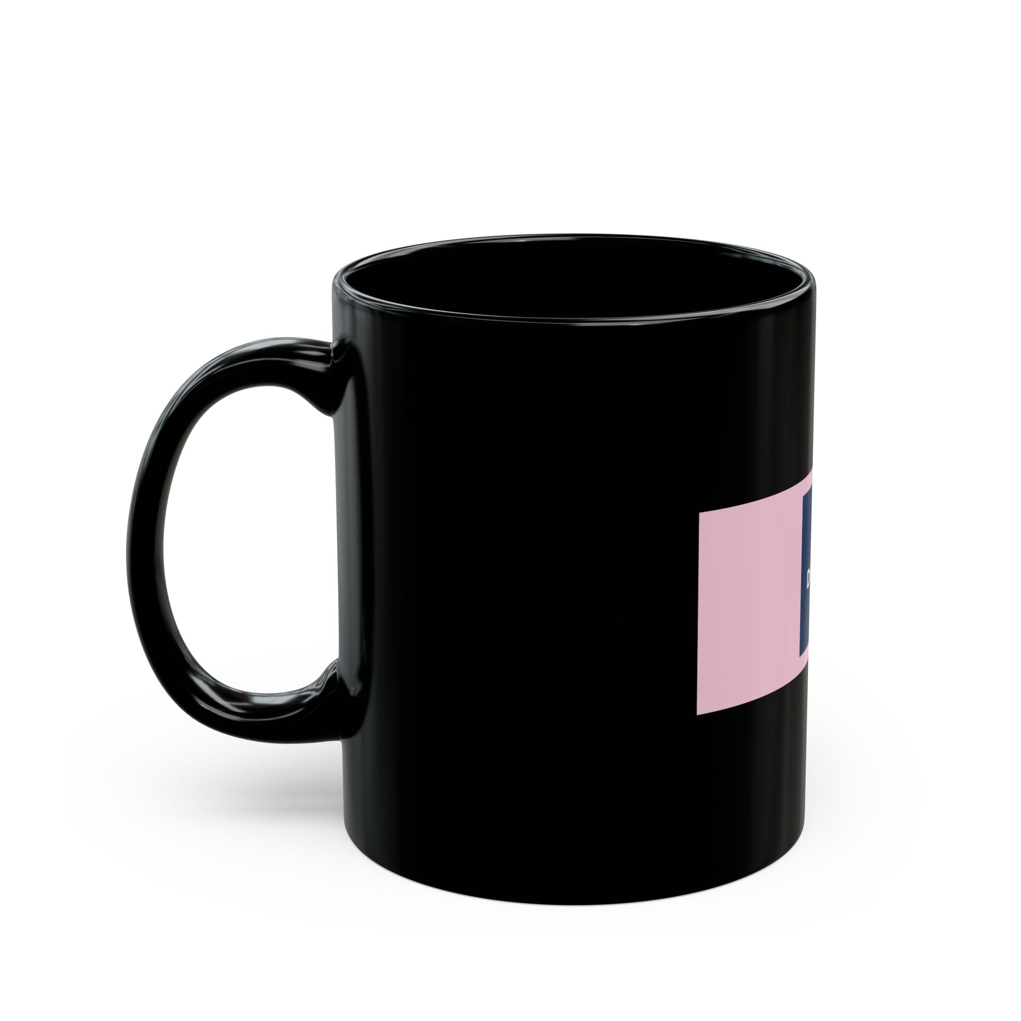 "Well Dressed" Black Cat Black Mug | College Girl Gift | Fashion | KayKay Classics