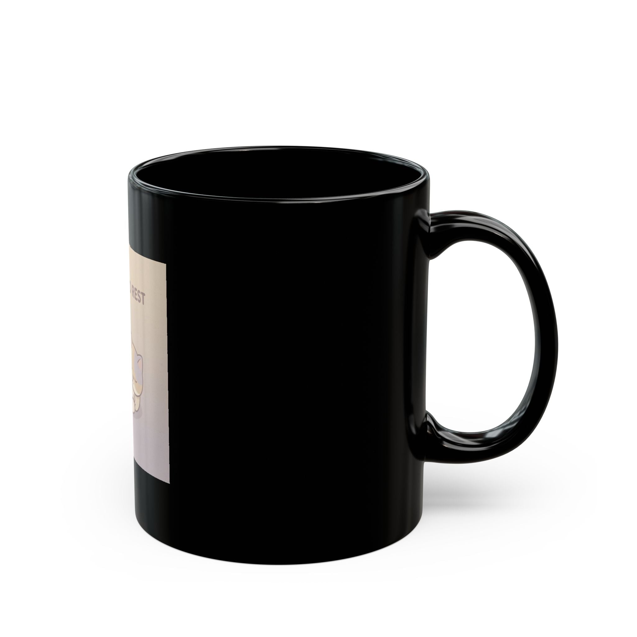 ITS OKAY TO REST Black Mug