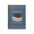 Black Cat Spiral Notebook – Sparkle Daily Dreamy Dorm Vibes