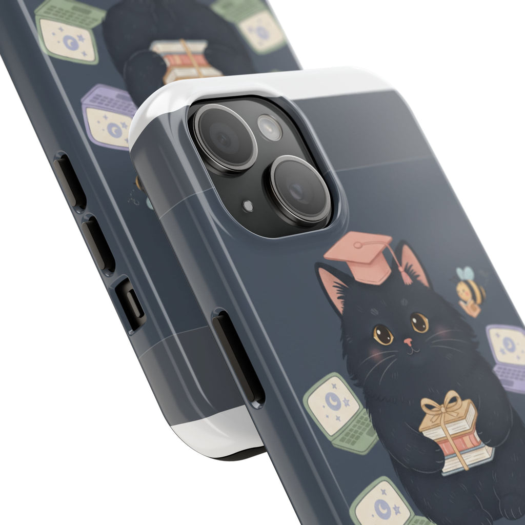 Black Cat Tough Phone Case – Liberty and Justice for All