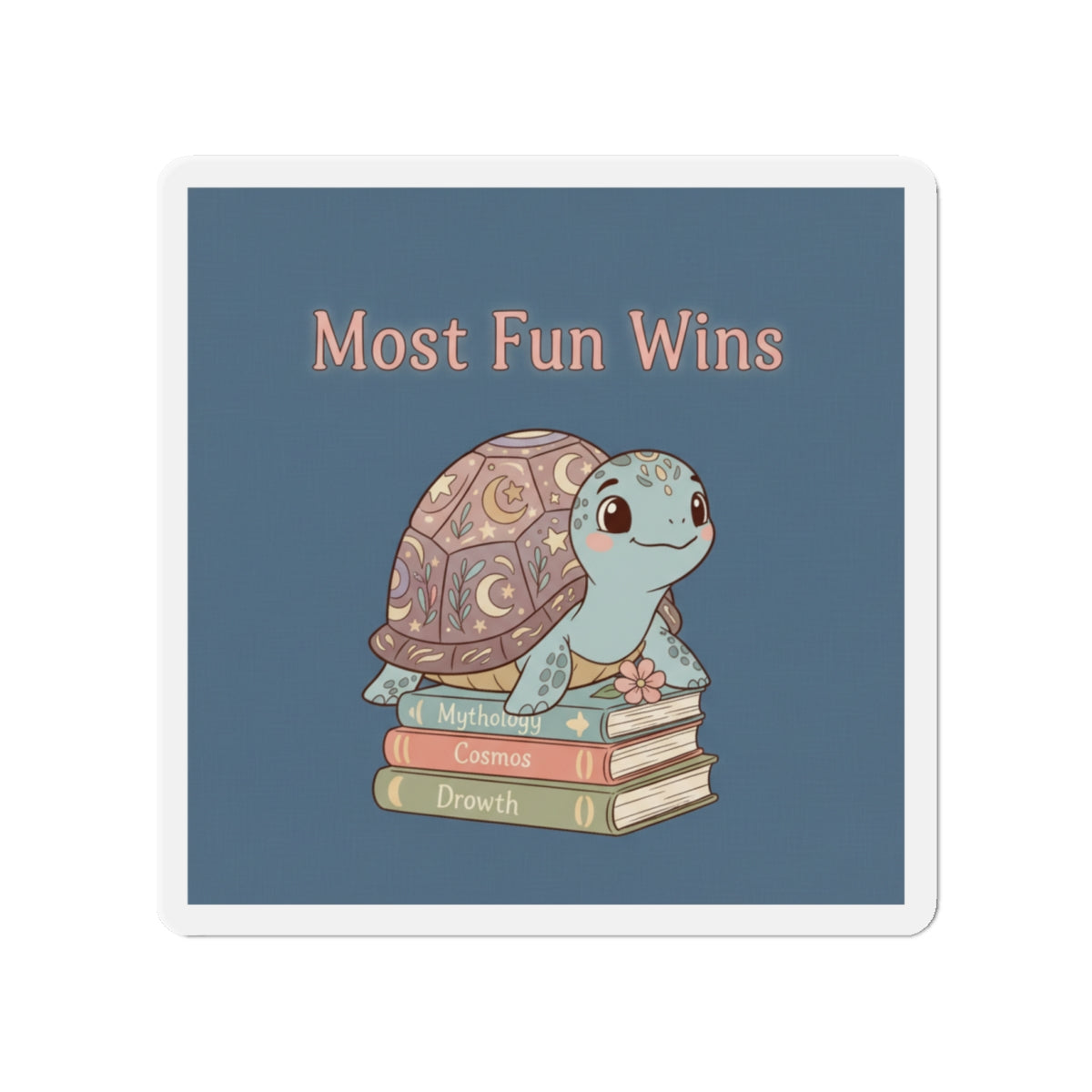Turtle Die-Cut Magnet – Most Fun Wins