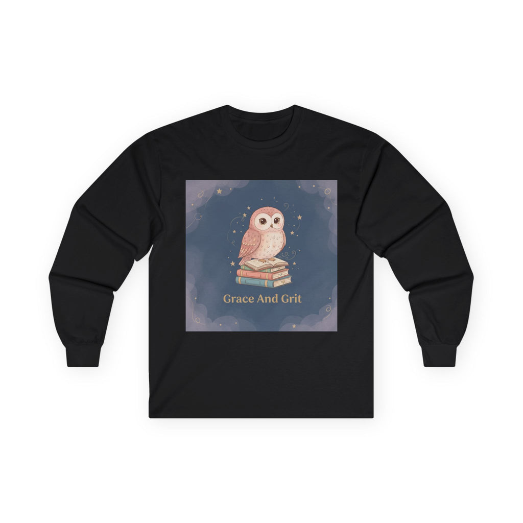 Owl Long Sleeve Tee – Grace and Grit