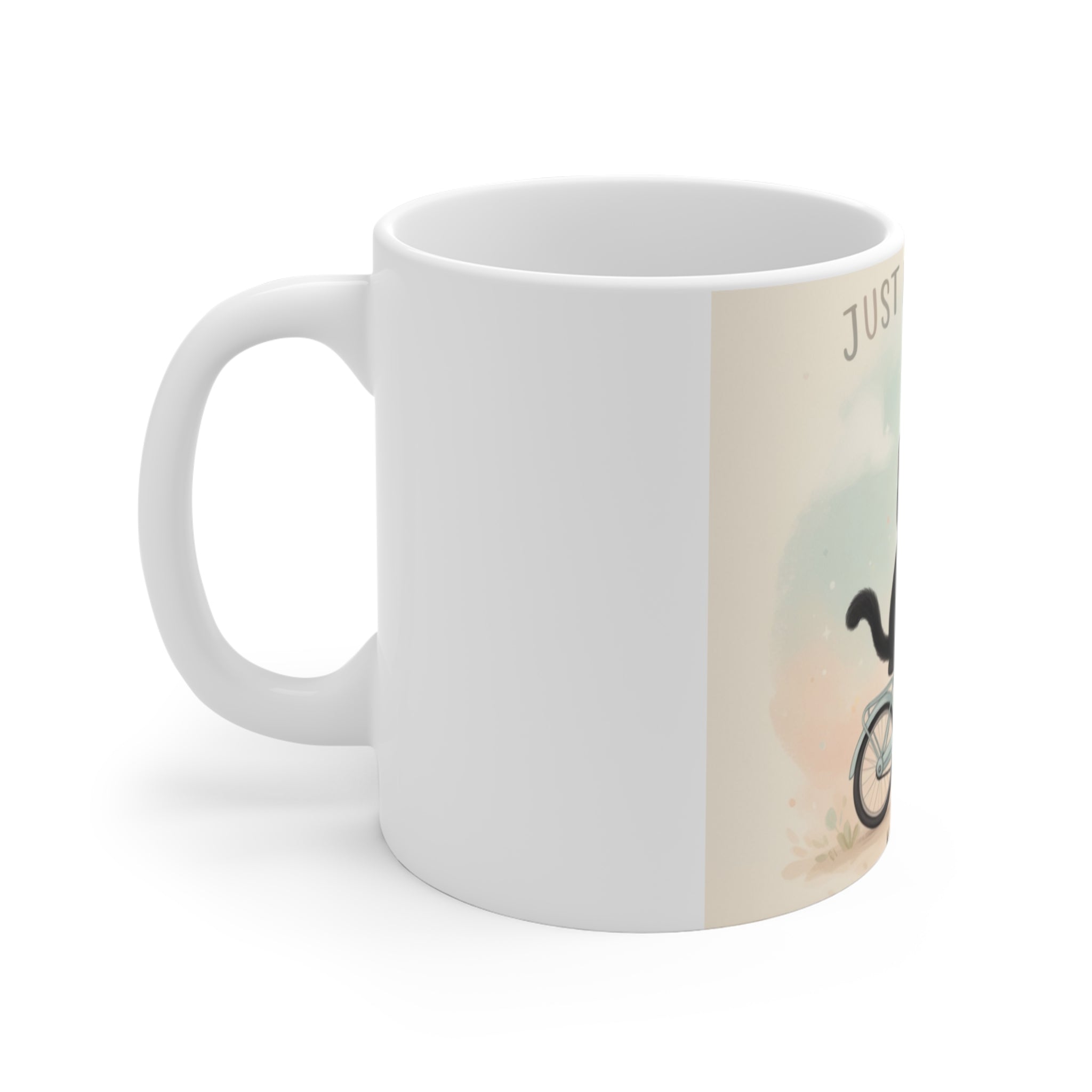 JUST KEEP GOING Cat Mug 11oz