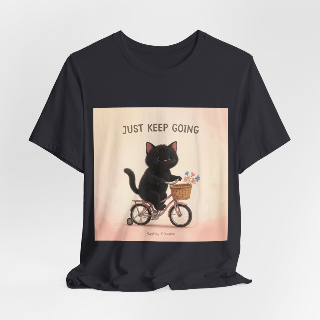 "Life Behind Bars" Black Cat Women Tee | College Girl Gift | Fashion | KayKay Classics