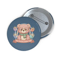 Bear Pin Button – One Nation Under God