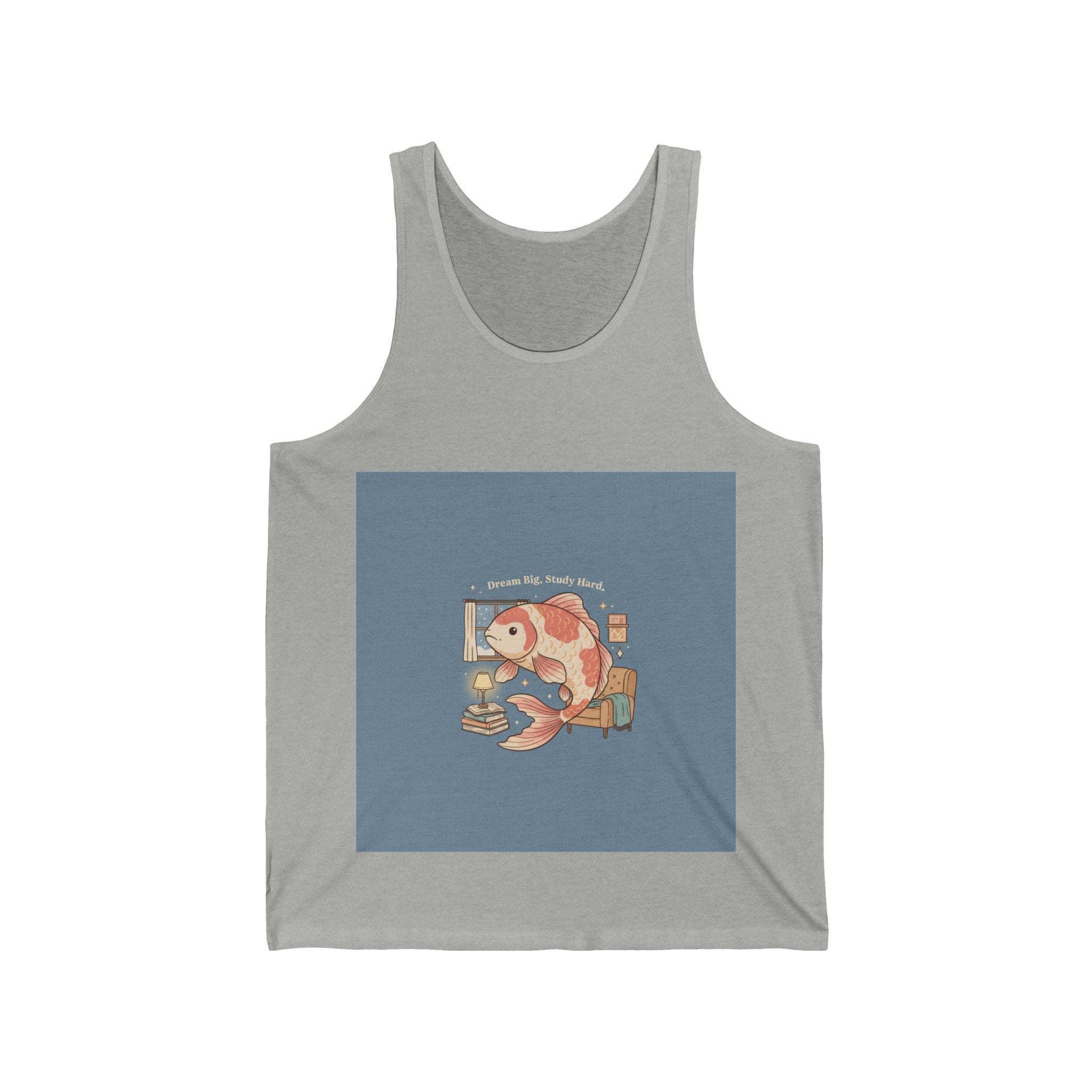 Dream Big, Study Hard Fish Tank Top