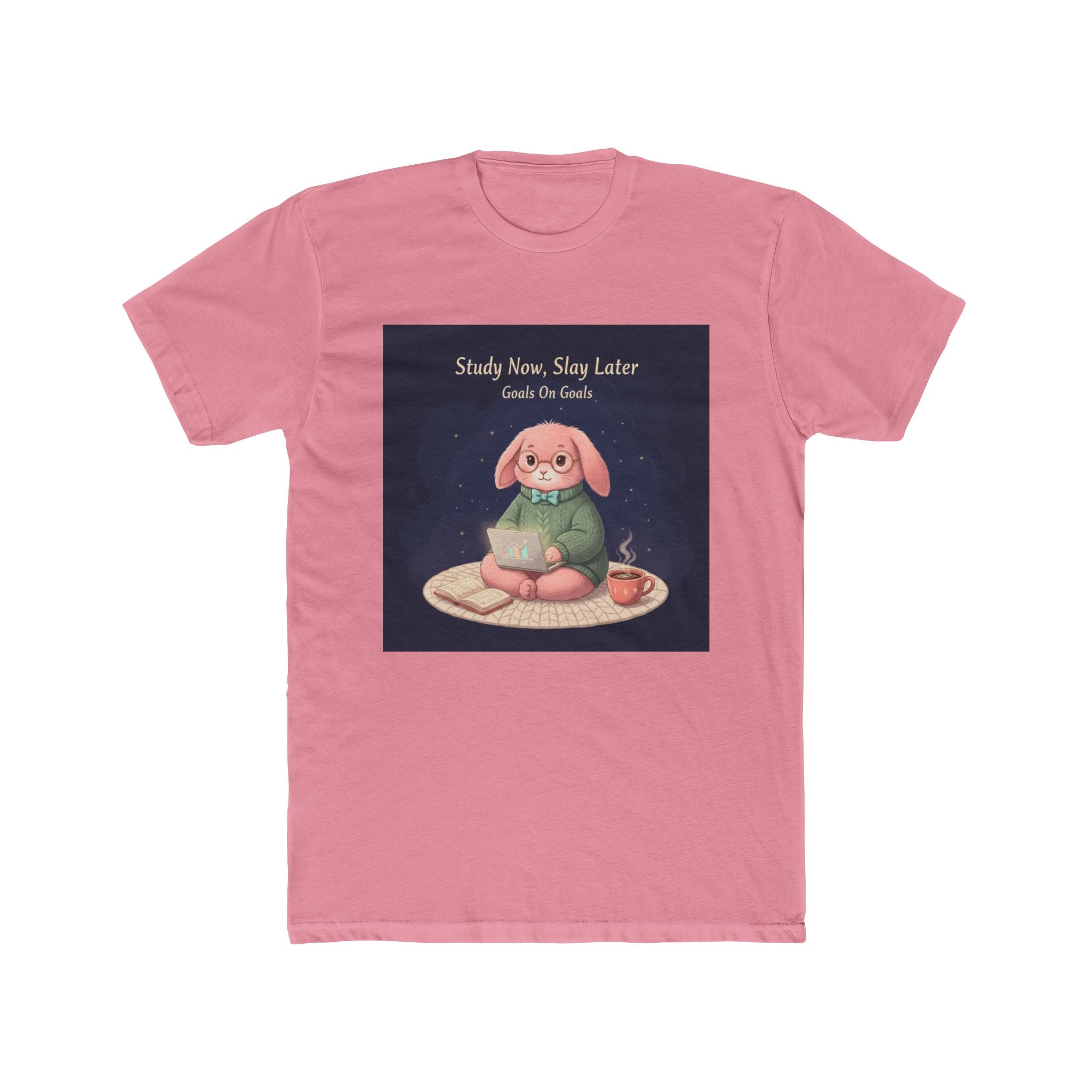 Rabbit Unisex Tee – Study Now, Slay Later. Goals on Goals