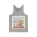 Educated And Cute Rabbit Tank Top