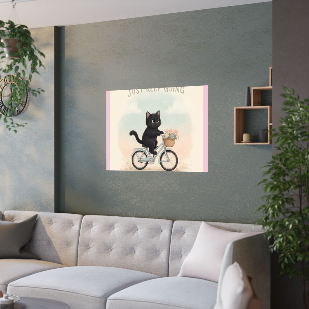 "Design" Black Cat Poster | College Girl Gift | Fashion | KayKay Classics