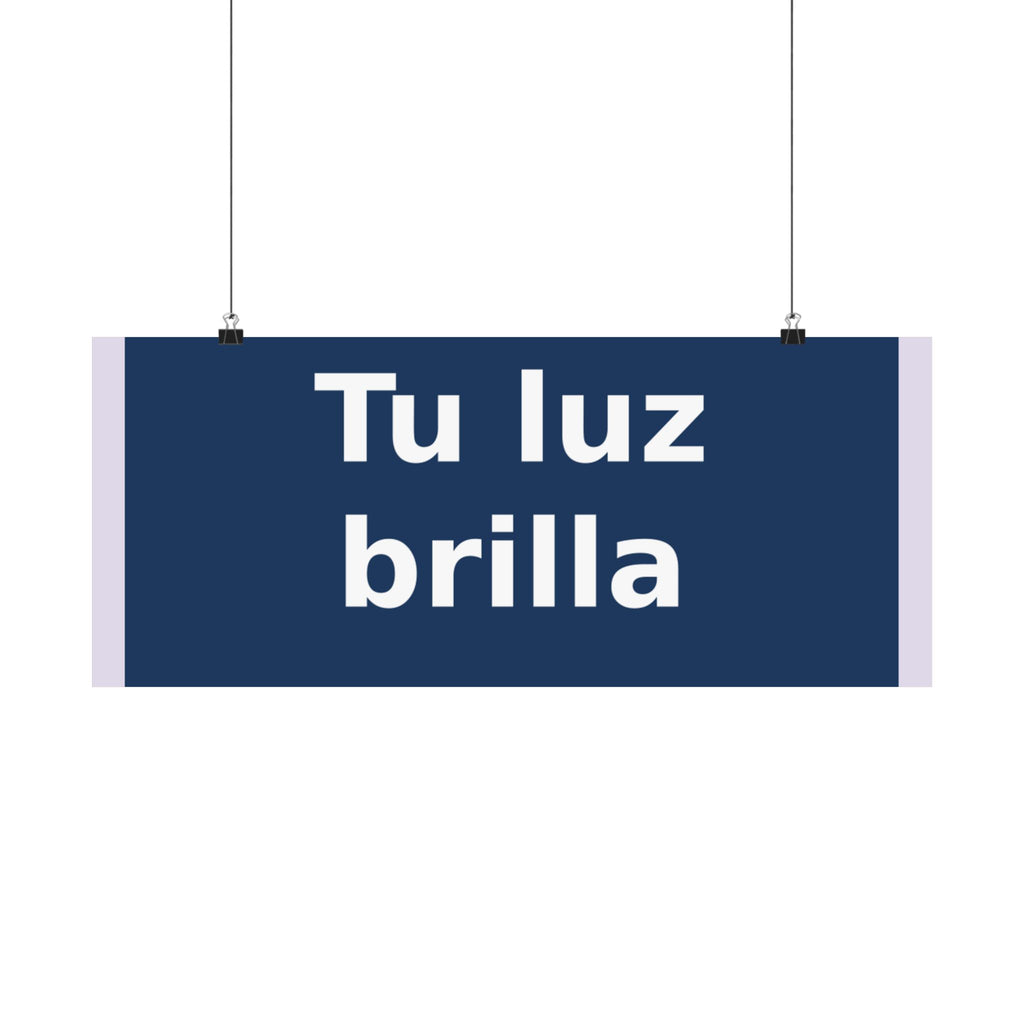 "Tu luz brilla" Black Cat Poster | Trendy Gift for Her | Lifestyle | KayKay Classics