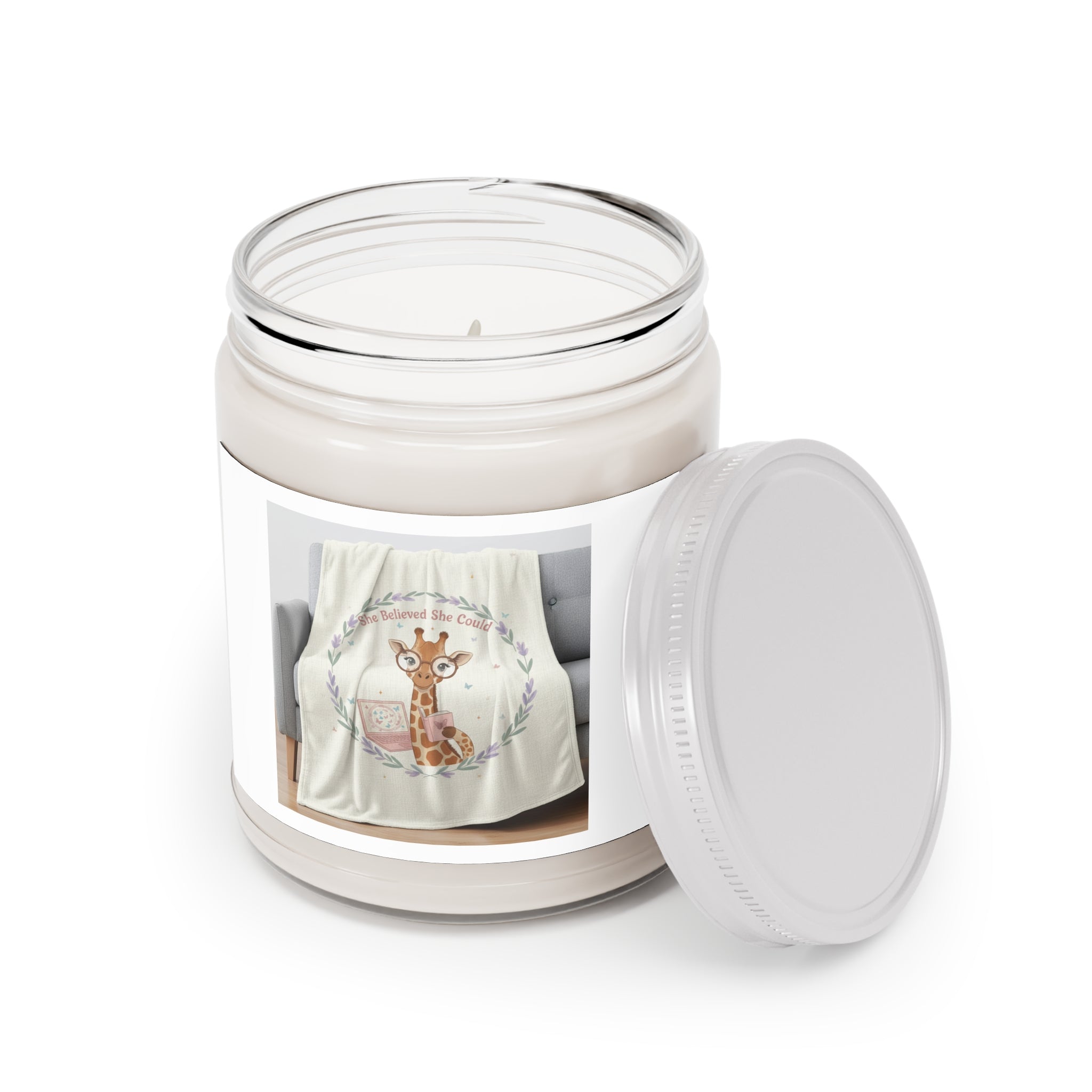 She Believed She Could Giraffe Scented Candle
