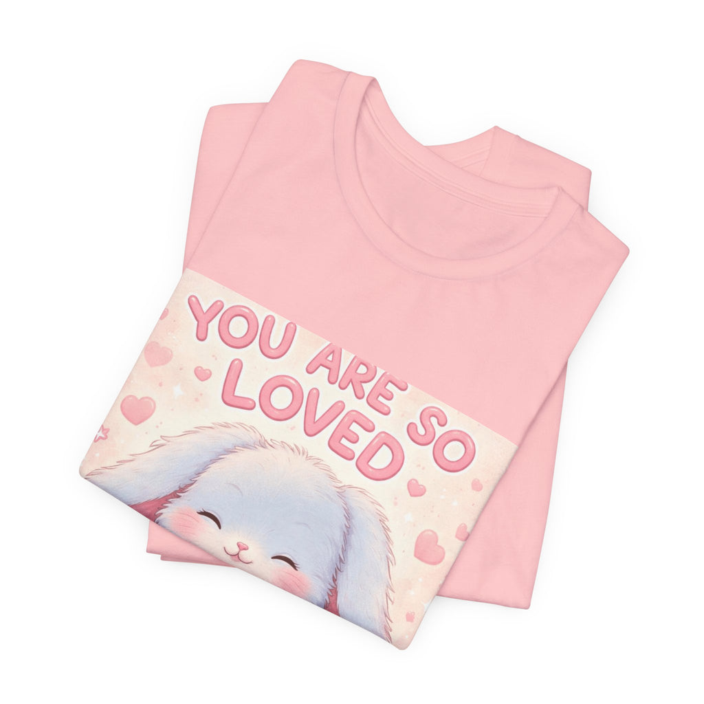 "YOU ARE SO LOVED" Black Cat Women Tee | College Girl Gift | Fashion | KayKay Classics