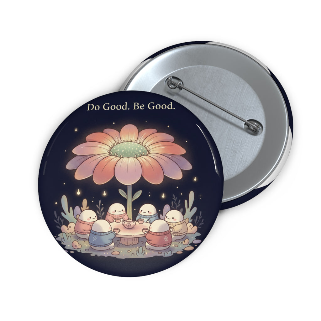 Tiny Chibi Creatures Pin Button – Do Good Be Good