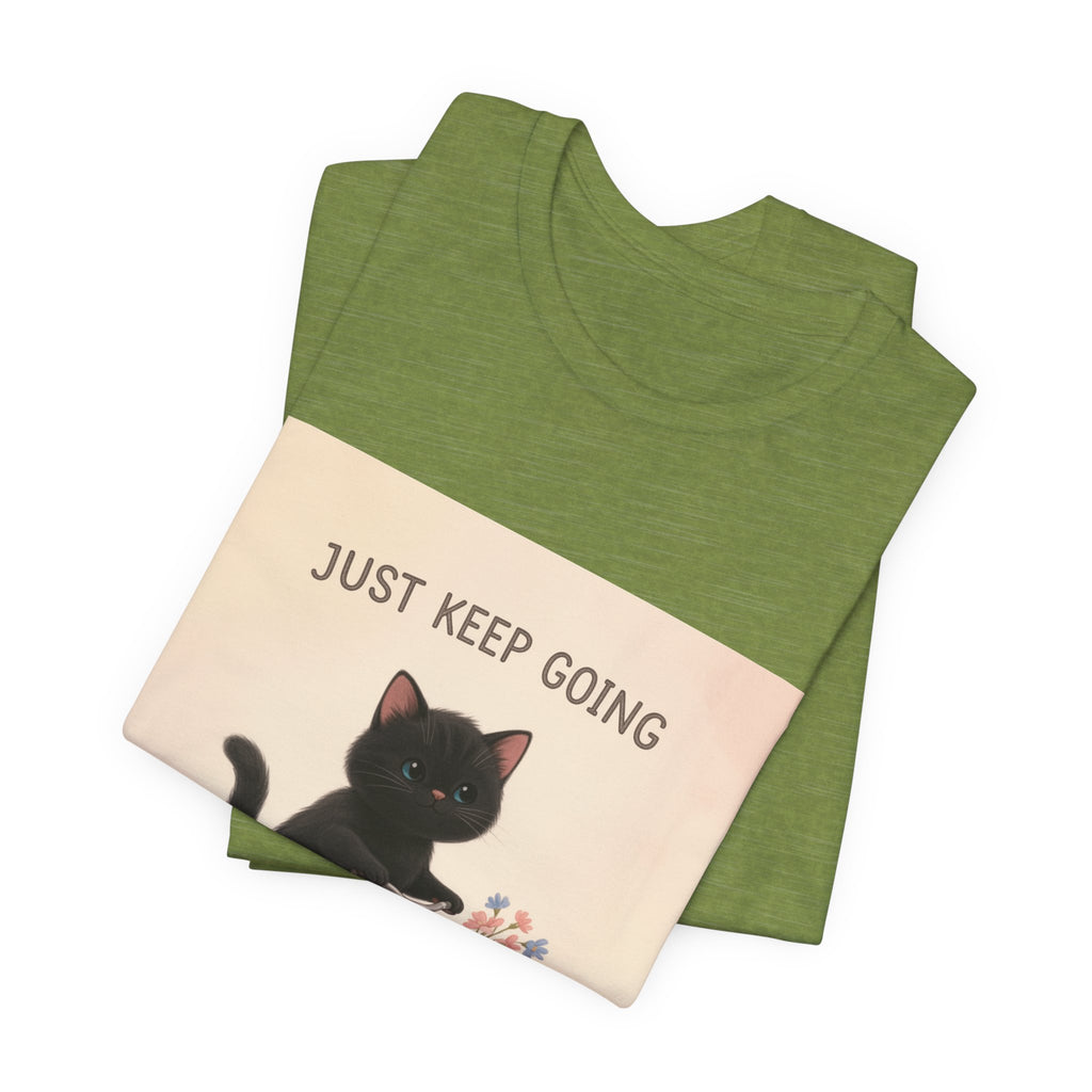 "Life Behind Bars" Black Cat Women Tee | College Girl Gift | Fashion | KayKay Classics