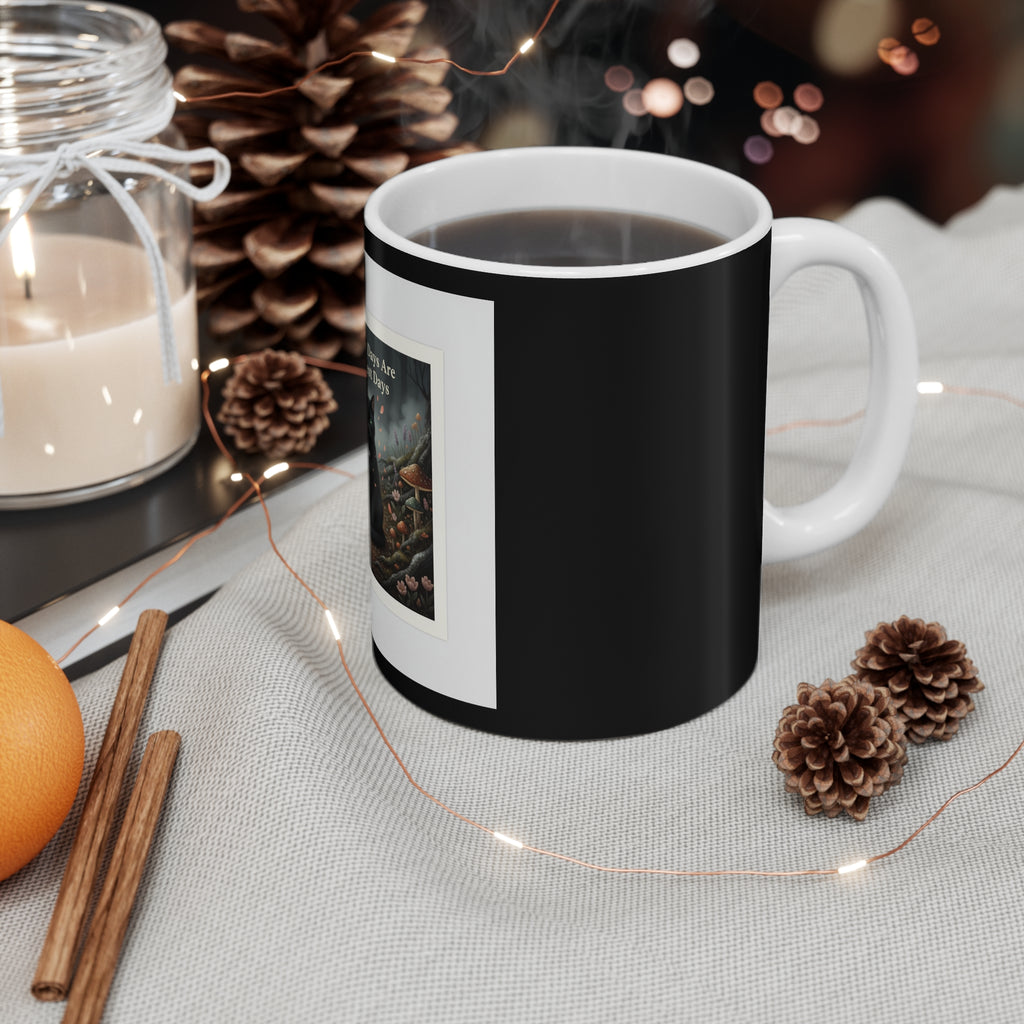 Cat Mug 11oz – Library Days Are the Best Days
