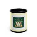 Rabbit Black Mug 11oz – Stressed Blessed and Coffee Obsessed