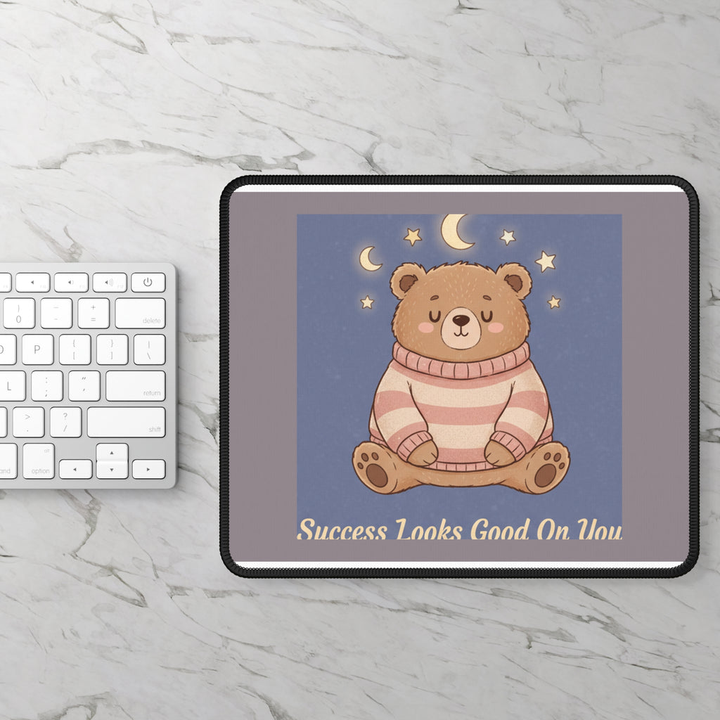 Bear Mouse Pad – Success Looks Good on You