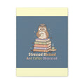 stressed blessed and coffee obsessed Canvas