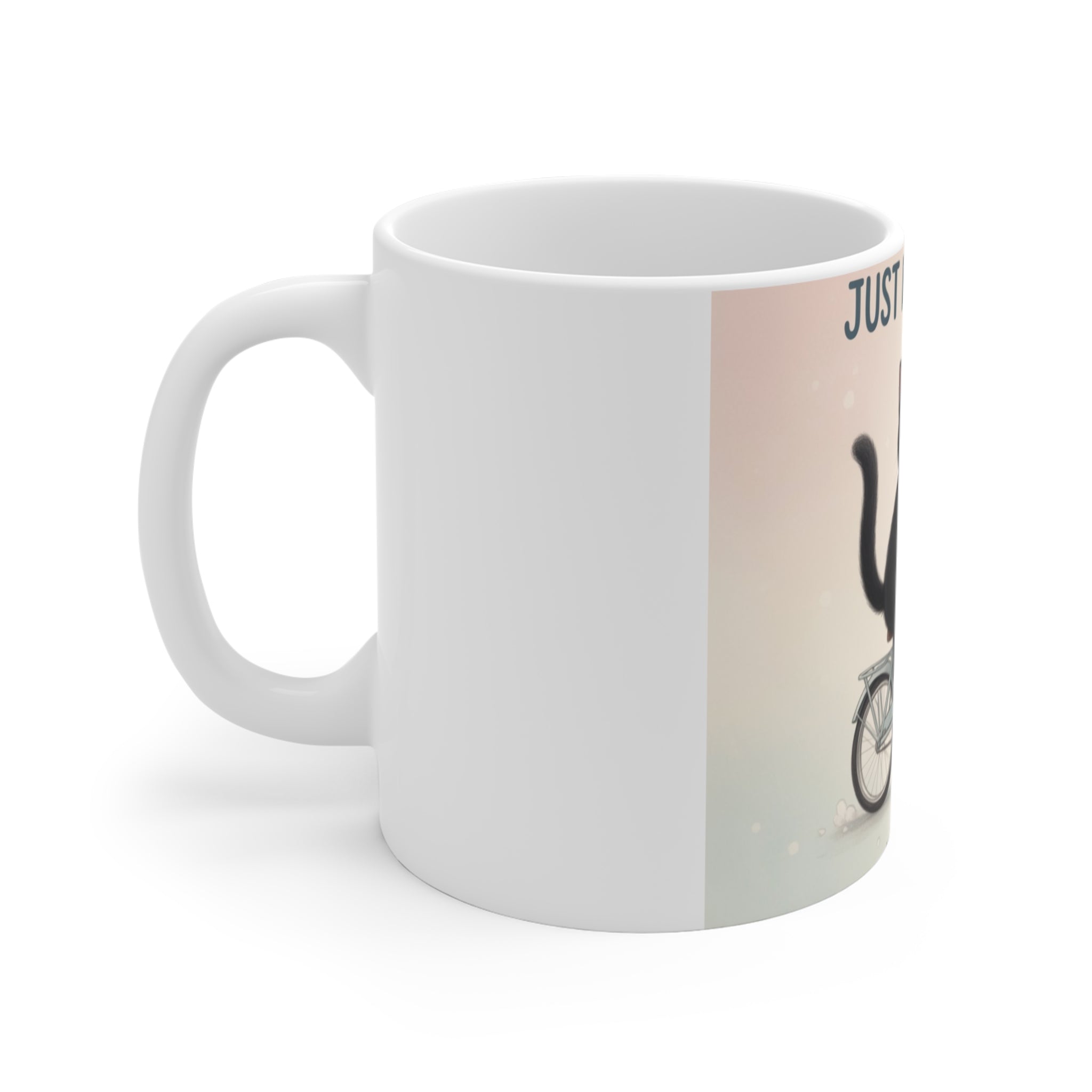JUST KEEP GOING Cat Mug 11oz