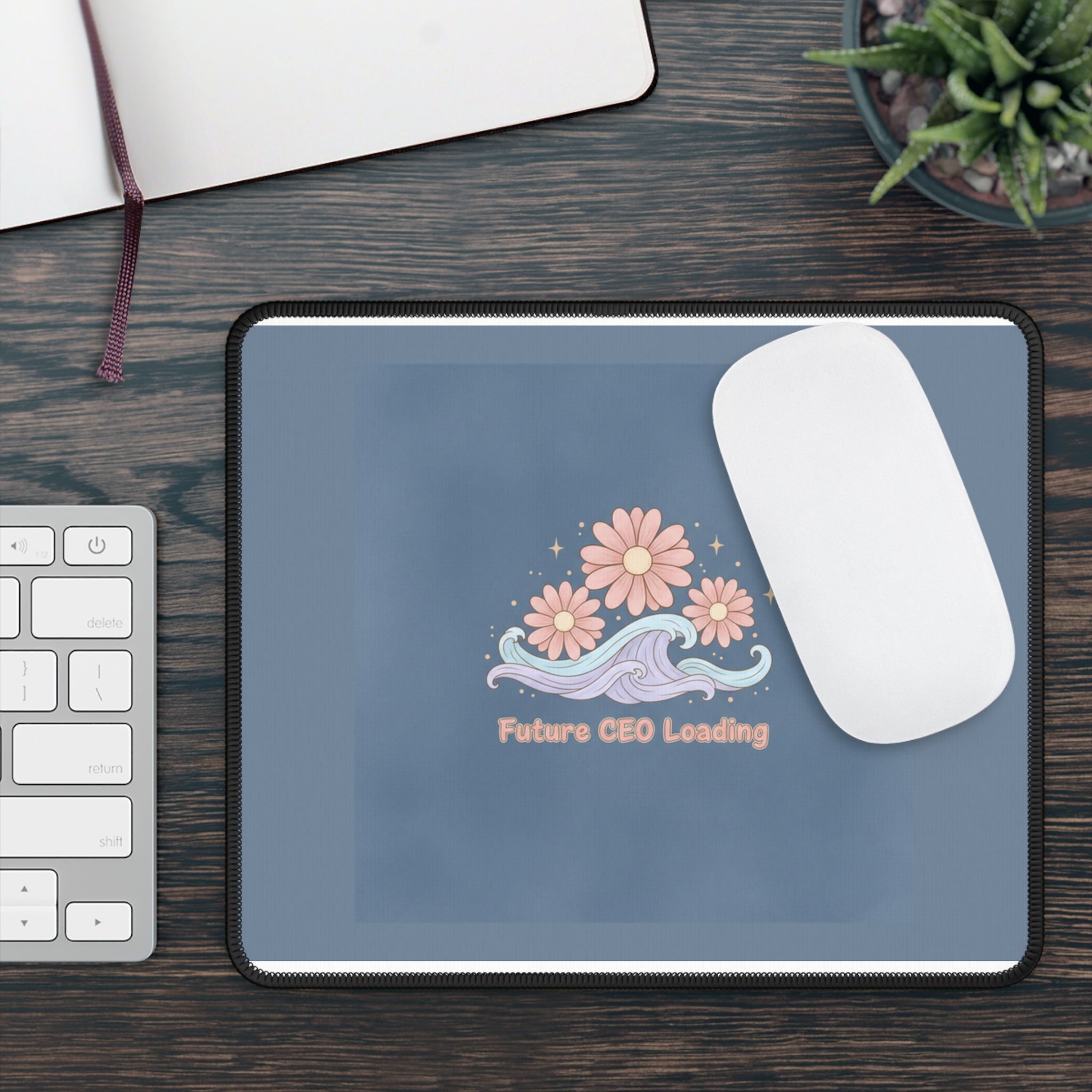 Daisies And Gentle Waves Mouse Pad – Future Ceo Loading