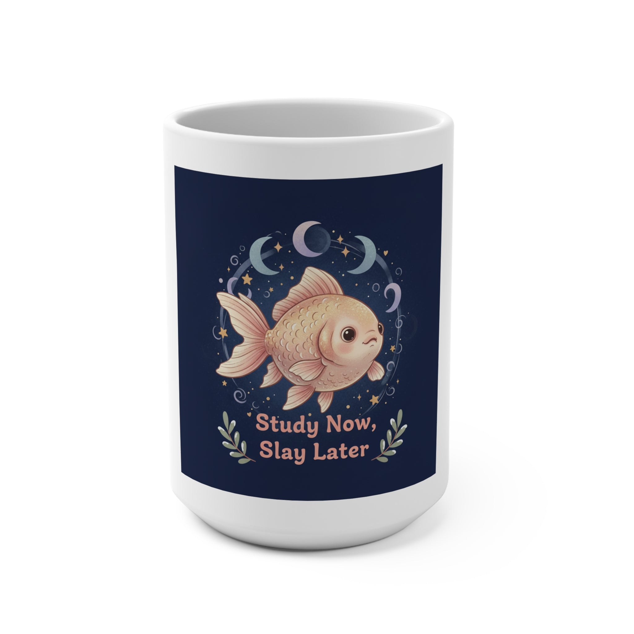Bunny Mug 15oz – Study Now Slay Later