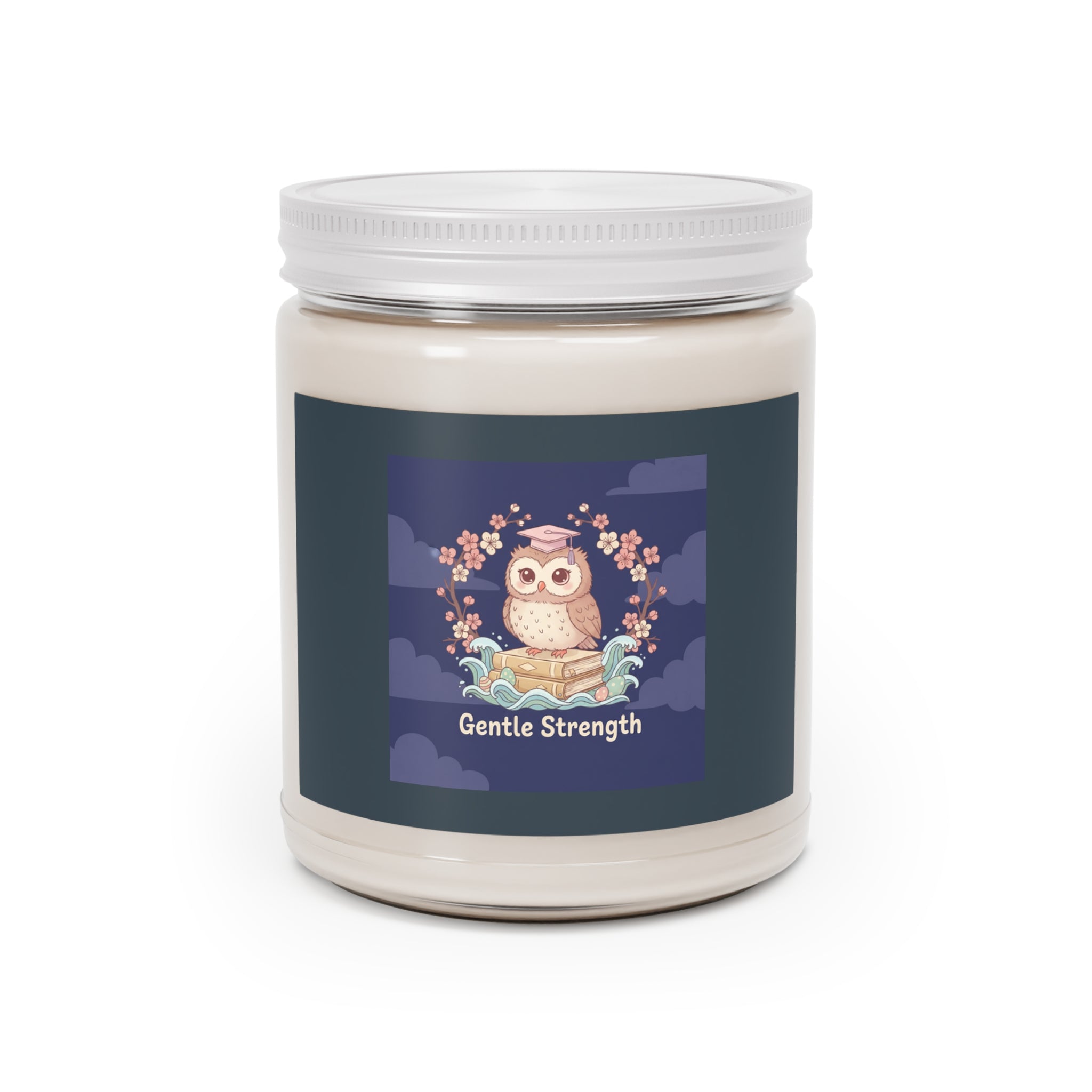 Owl Scented Candle – Gentle Strength