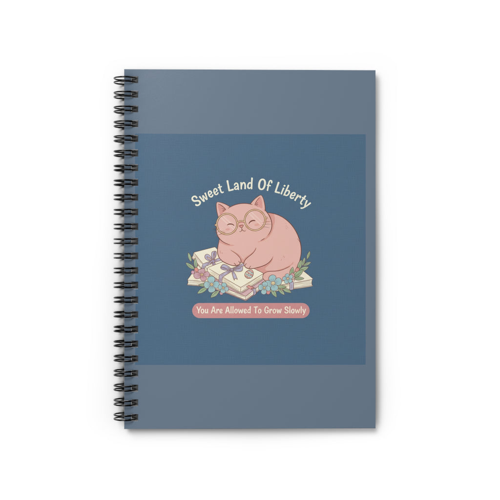 Cat Spiral Notebook – Sweet Land of Liberty