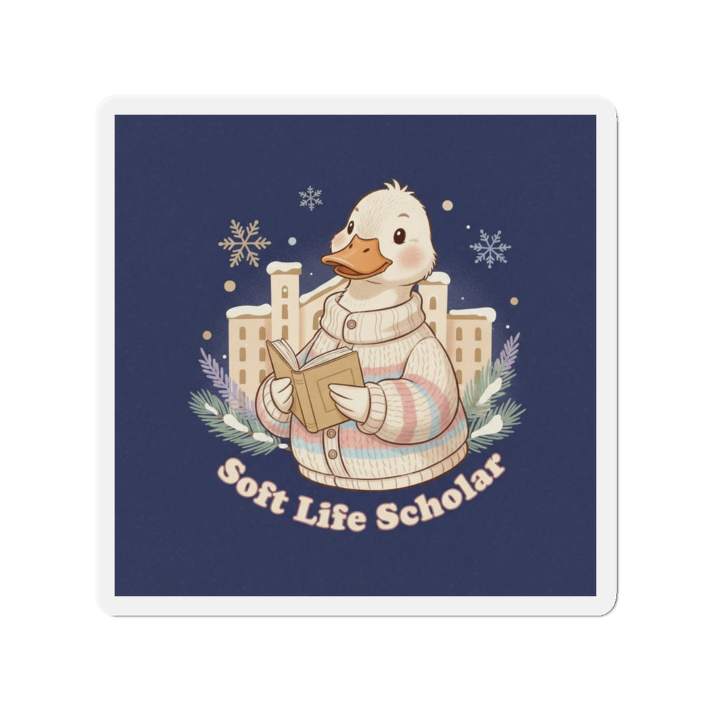 Duck Die-Cut Magnet – Soft Life Scholar