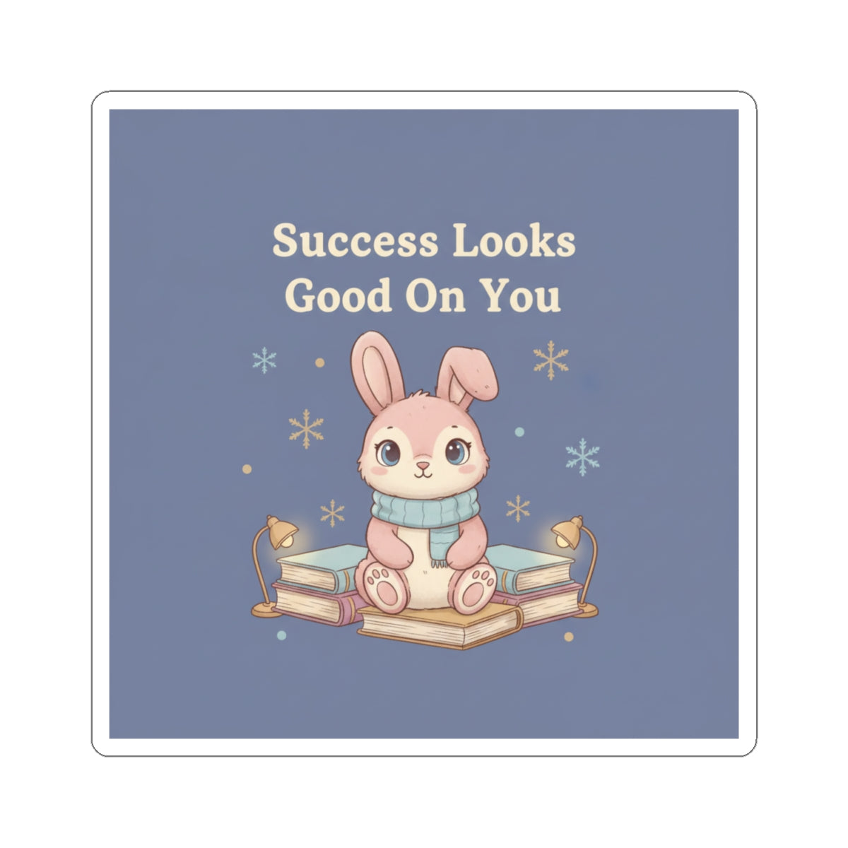 Rabbit Kiss-Cut Sticker – Success Looks Good on You