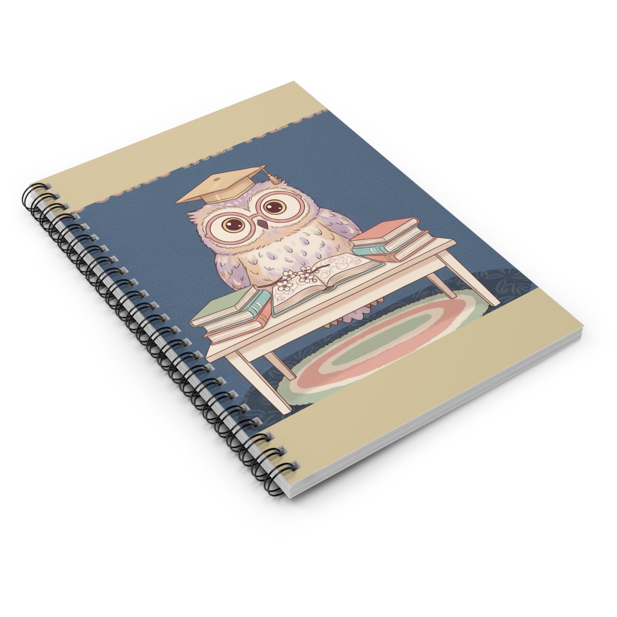 Owl Spiral Notebook – Be Gentle With Yourself