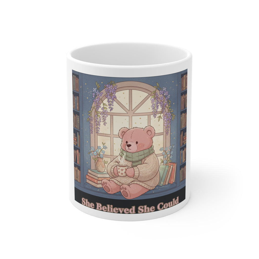 Bear Mug 11oz – She Believed She Could