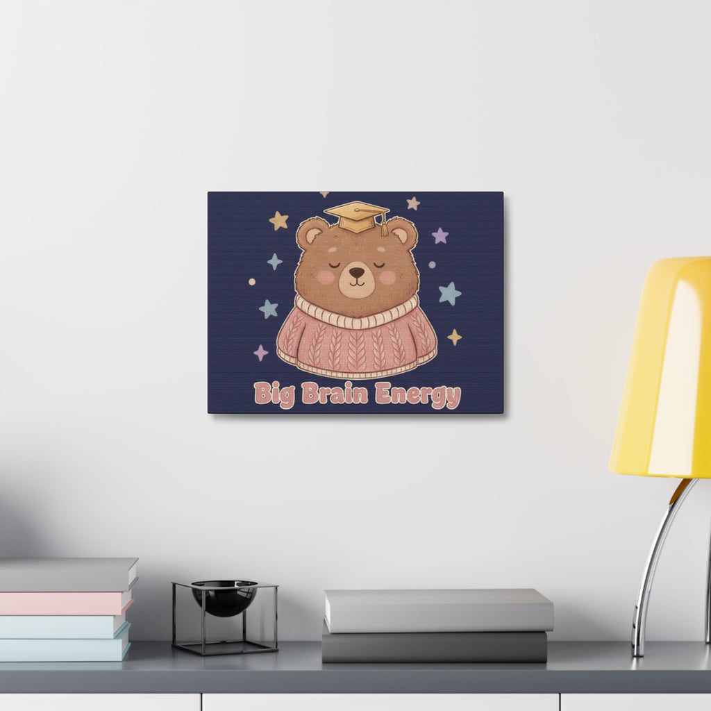 Bear Canvas Print – Big Brain Energy
