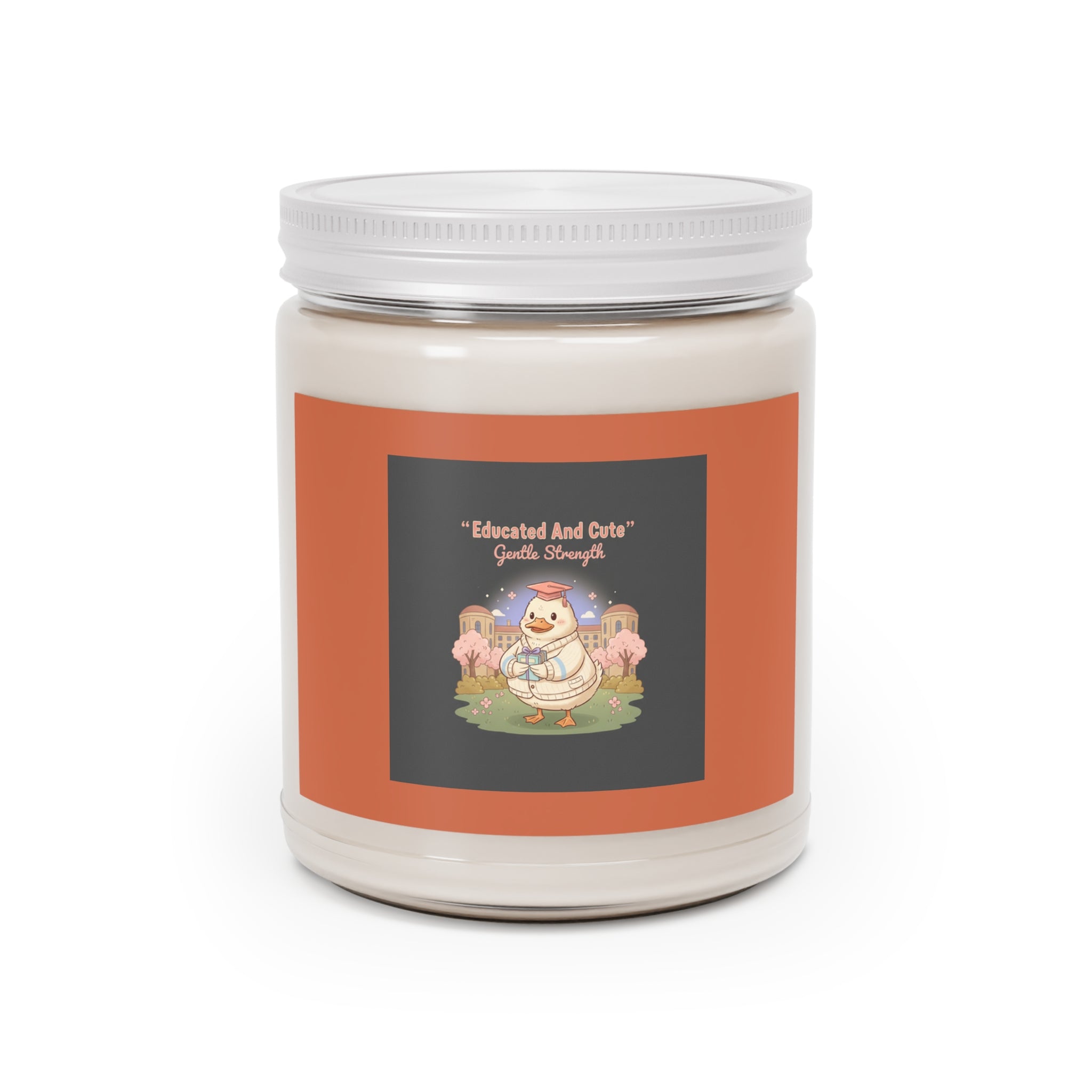 Duck In A Cardigan Scented Candle – Educated and Cute Gentle Strength