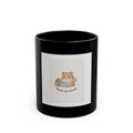 Goals On Goals Hamster Black Mug 11oz