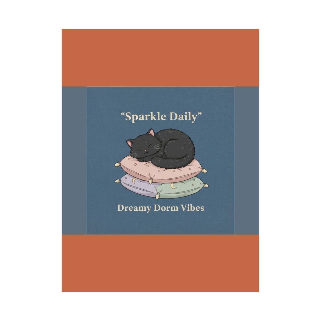 Black Cat Poster – Sparkle Daily Dreamy Dorm Vibes