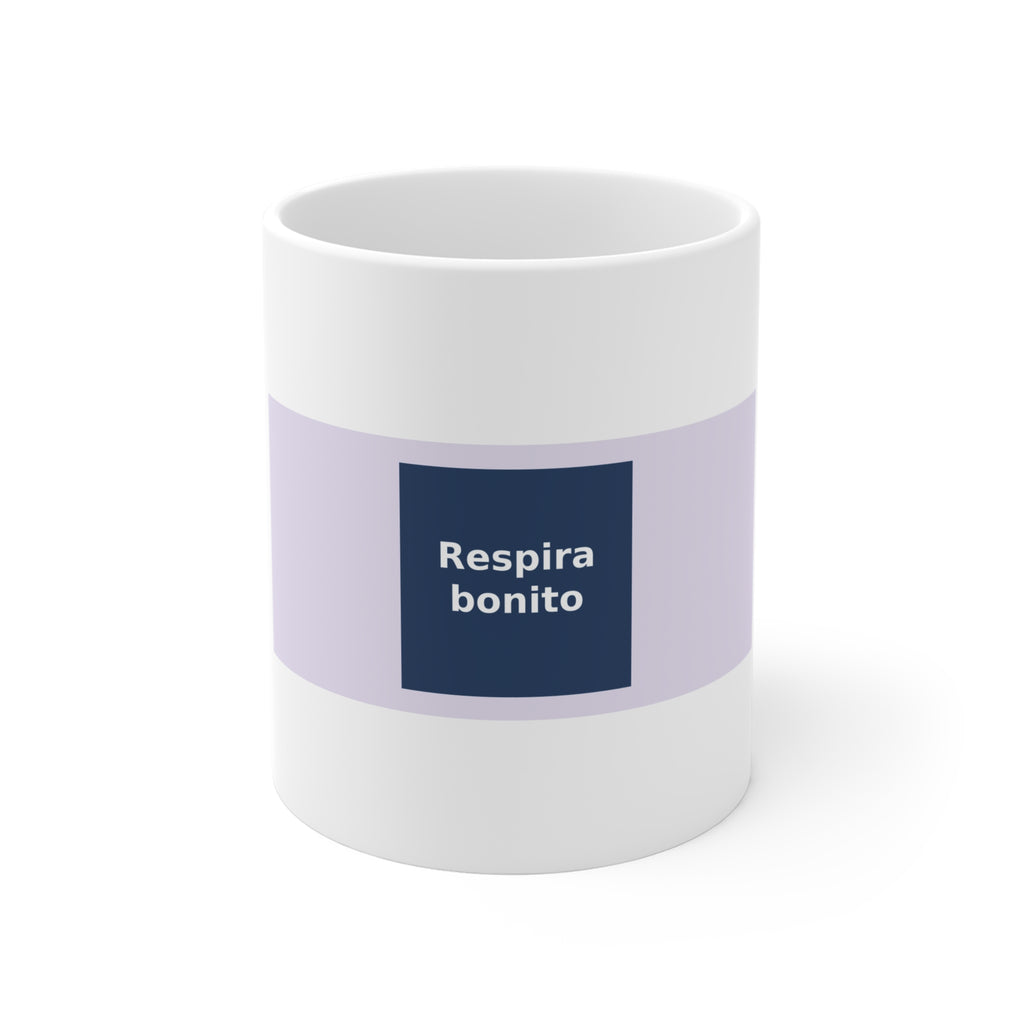 "Respira bonito" Black Cat Mug | College Girl Gift | Fashion | KayKay Classics