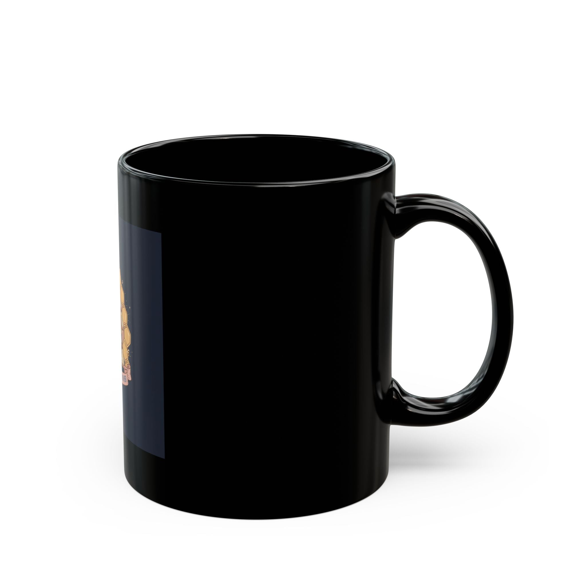 Honeybees Black Mug 11oz – Freedom Looks Good on Her