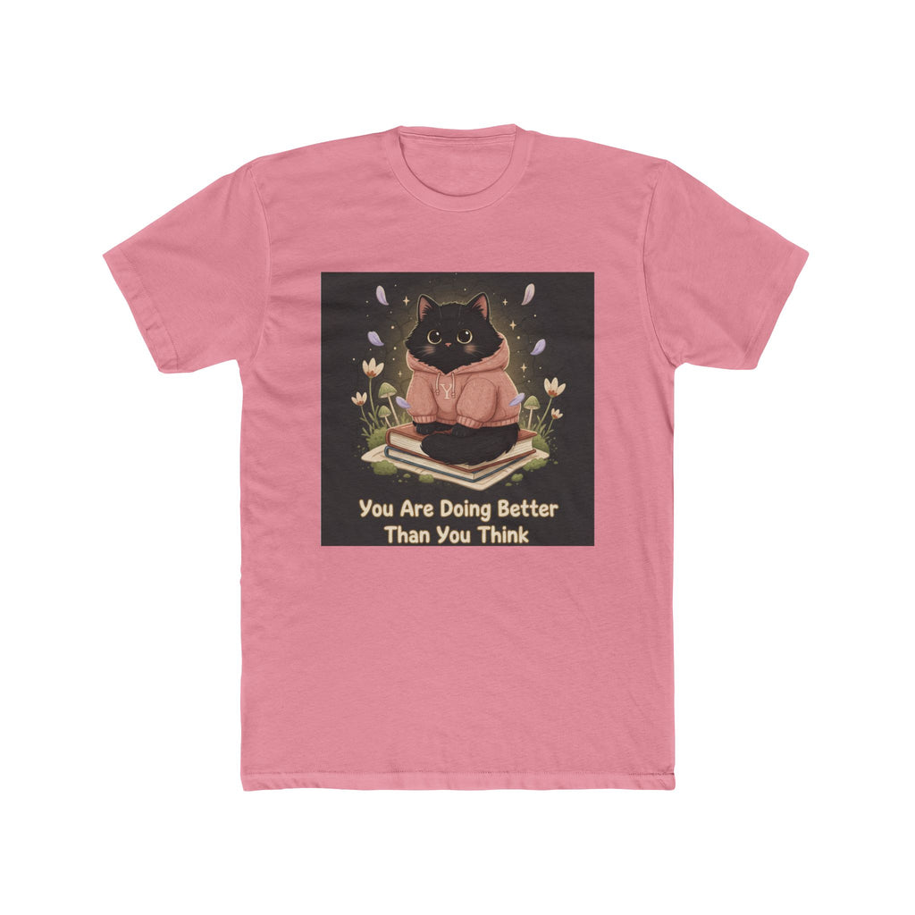 Black Cat Unisex Tee – You Are Doing Better Than You Think
