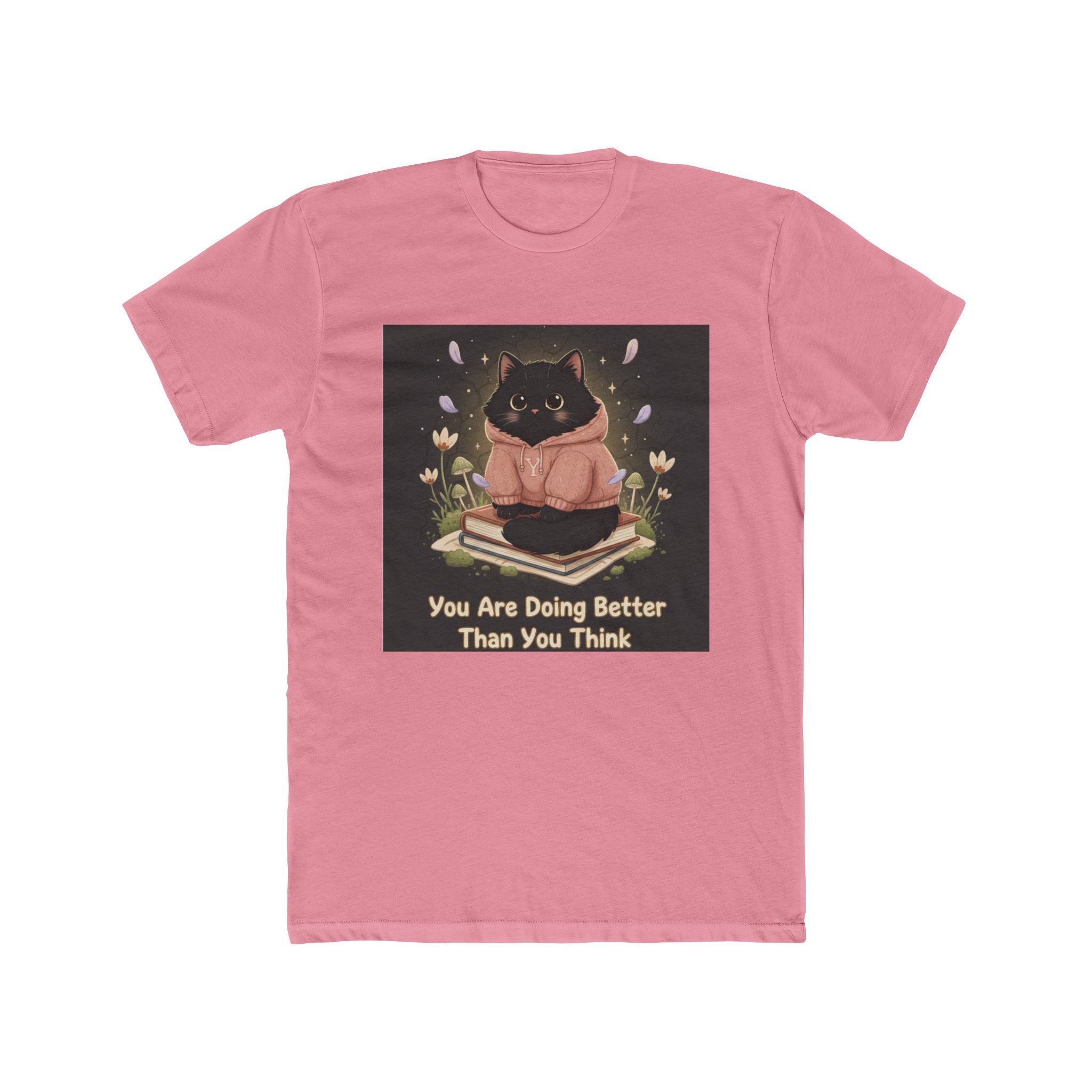 Black Cat Unisex Tee – You Are Doing Better Than You Think