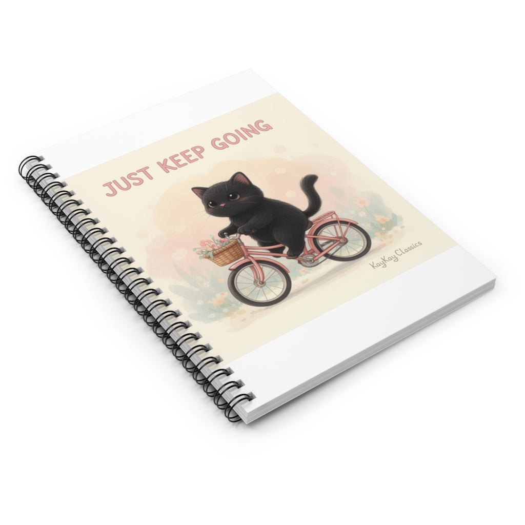JUST KEEP GOING Spiral Notebook