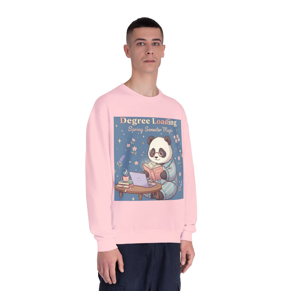 Panda Crewneck Sweatshirt – Degree Loading Spring Semester Magic