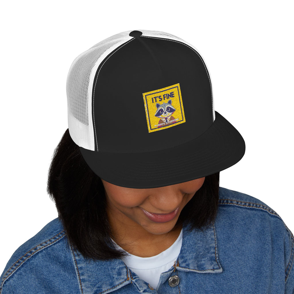remix always studying - KayKay Trucker Cap