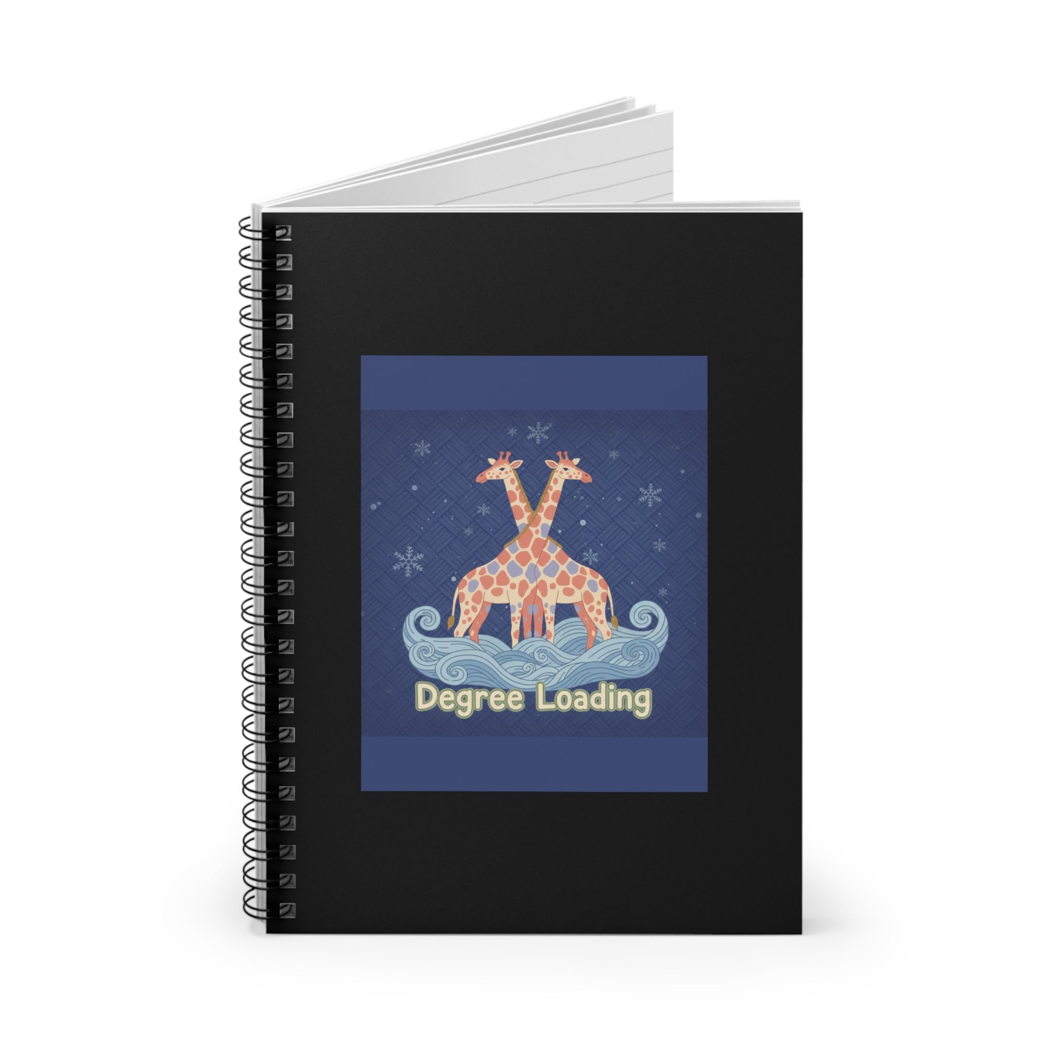 Degree Loading Giraffe Spiral Notebook