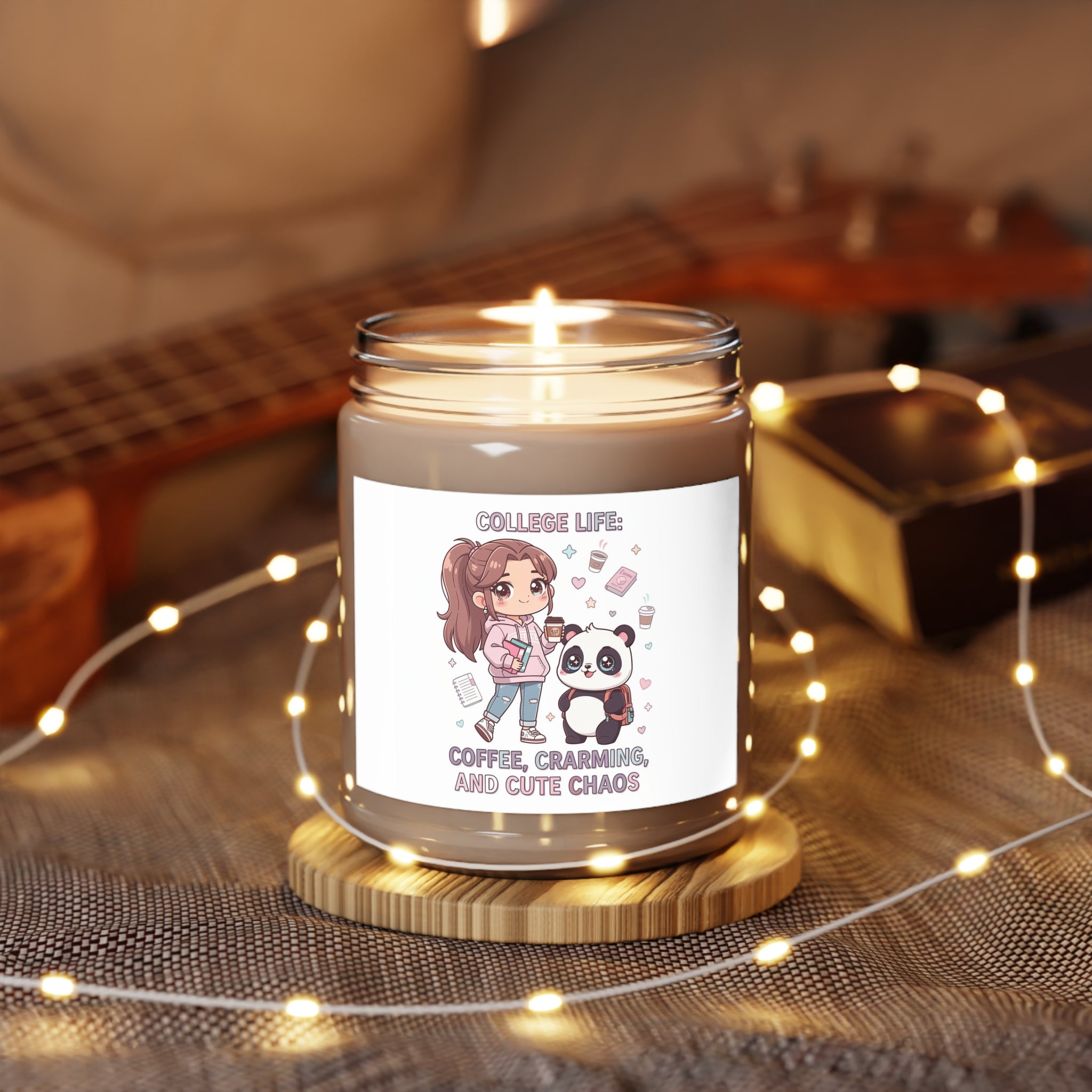 COLLEGE LIFE: COFFEE, CRAMMING, AND CUTE CHAOS Scented Candle