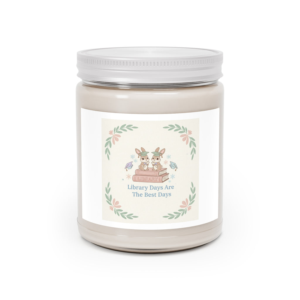 Library Days Are The Best Days Rabbits Scented Candle