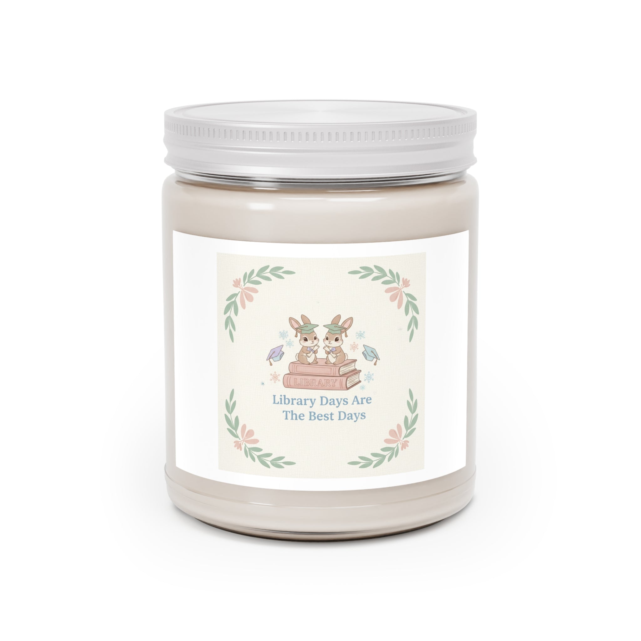 Library Days Are The Best Days Rabbits Scented Candle
