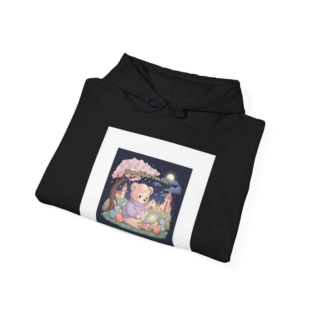 Bear Hoodie – Bloom at Your Own Pace
