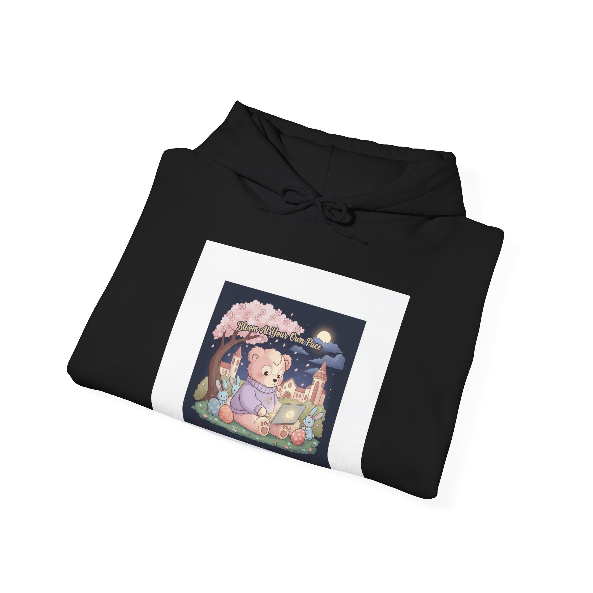 Bear Hoodie – Bloom at Your Own Pace